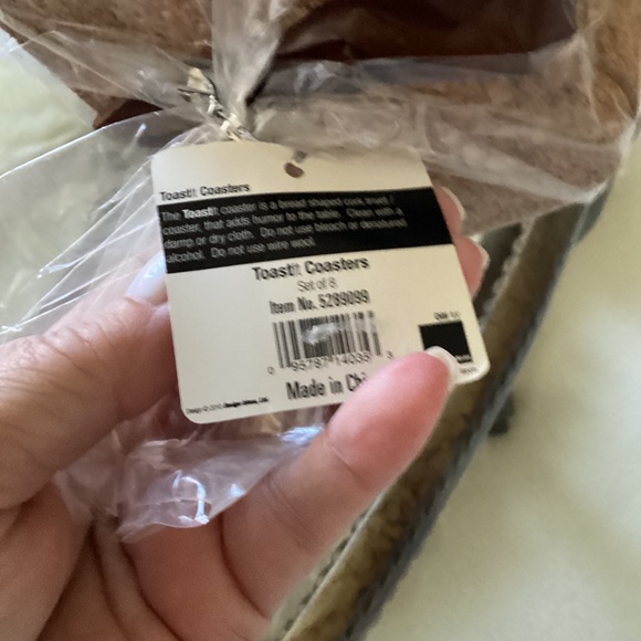 New, unopened Set of 8 ‘Toast It Coasters’ - Picture 3 of 5